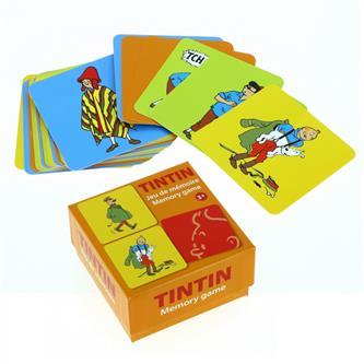 Tintin - Memoryspel Utklädnader