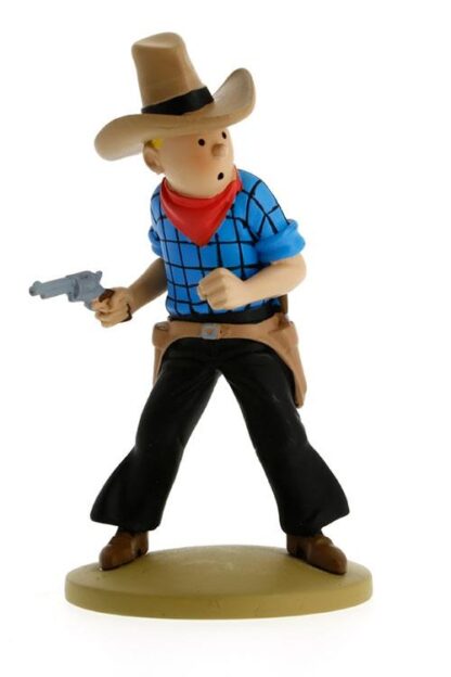 Tintin - Statyett - Cowboy