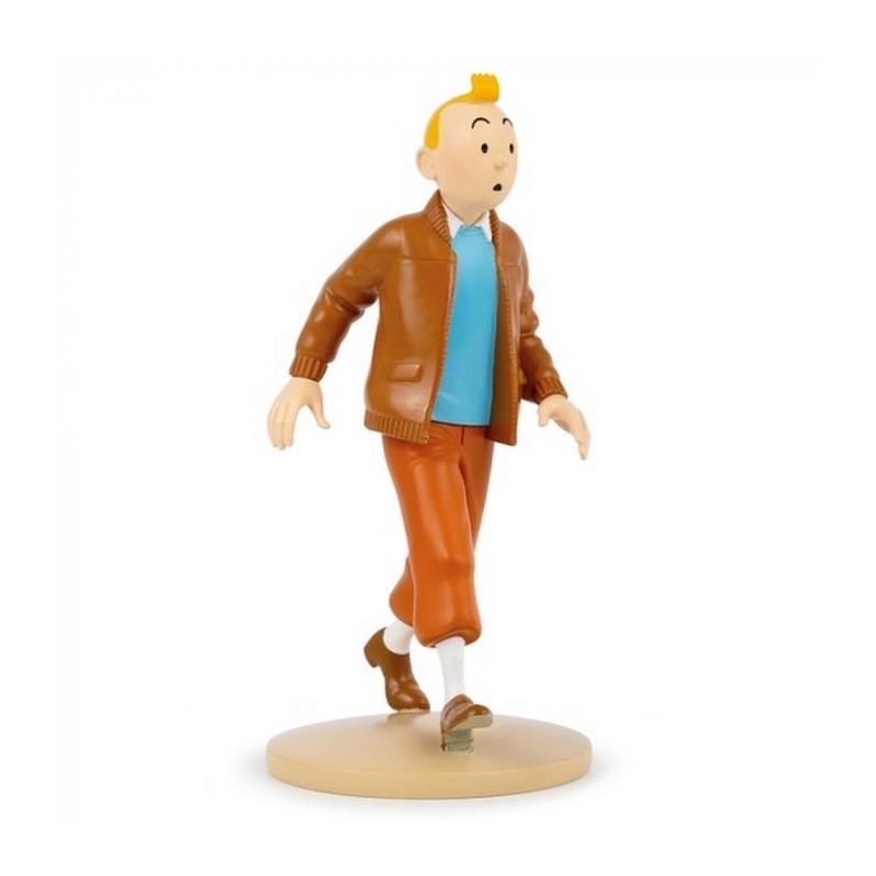 Tintin - Statyett - Tintin med flygjacka Tintin - Statyett - Tintin med flygjacka