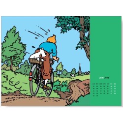 Tintin - Kalender bok 10 x 15 cm 2026