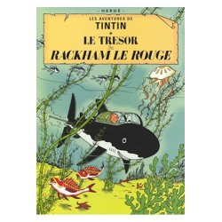 Poster - Tintin Le tresor de Rackham le Rouge - Rackham den Rödes skatt