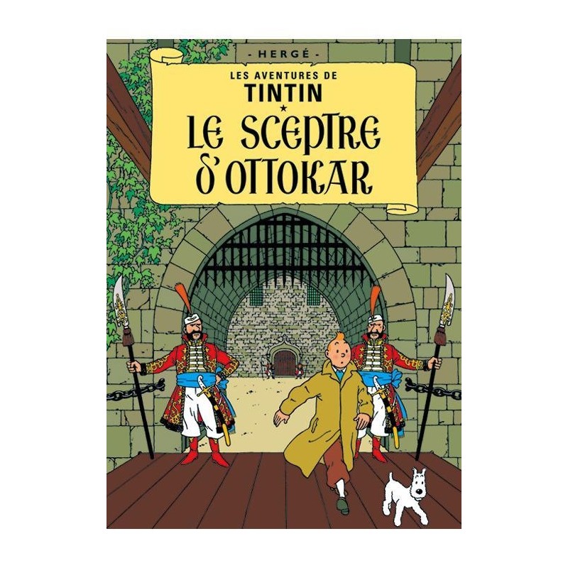 Poster - Tintin Le Sceptre d'Ottokar - Kung Ottokars spira