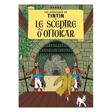 Poster - Tintin Le Sceptre d'Ottokar - Kung Ottokars spira