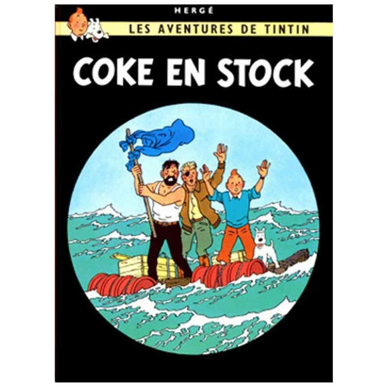 Poster - Tintin Coke en stock - Koks i lasten Poster - Tintin Coke en stock - Koks i lasten