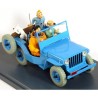Tintin - 1:24 Modellbil 4 - Blue Willys