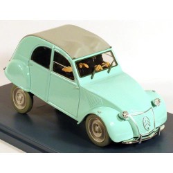 Tintin - 1:24 Modellbil 8 - Dupontarnas Citroen 2CV