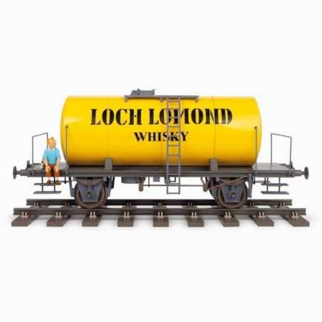 Tintin - Loch Lomond tågvagn med Tintin & Milou – 77 cm