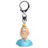 Tintin - Nyckelring - Tintin Buste 4,5 cm