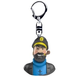Tintin - Nyckelring - Kapten Haddock Buste 4,5 cm